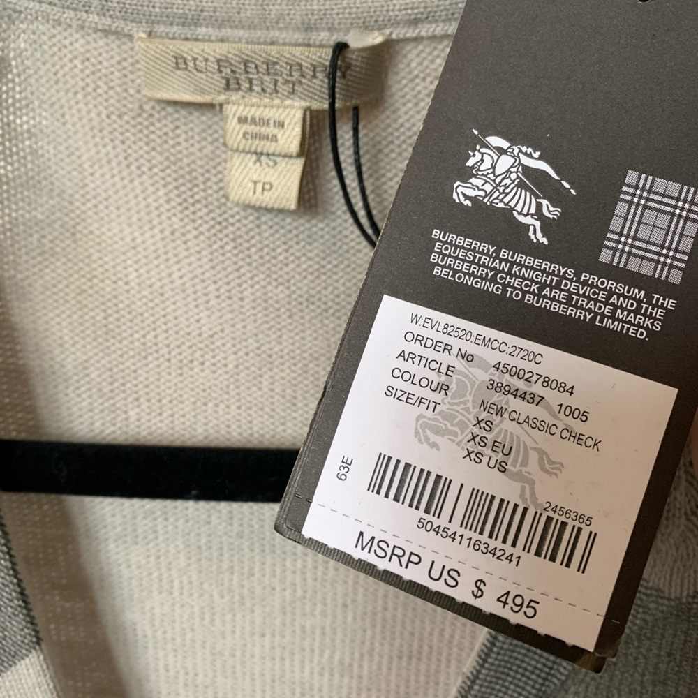 🚫Sold NWT Burberry sweater - Picture 6 of 8
